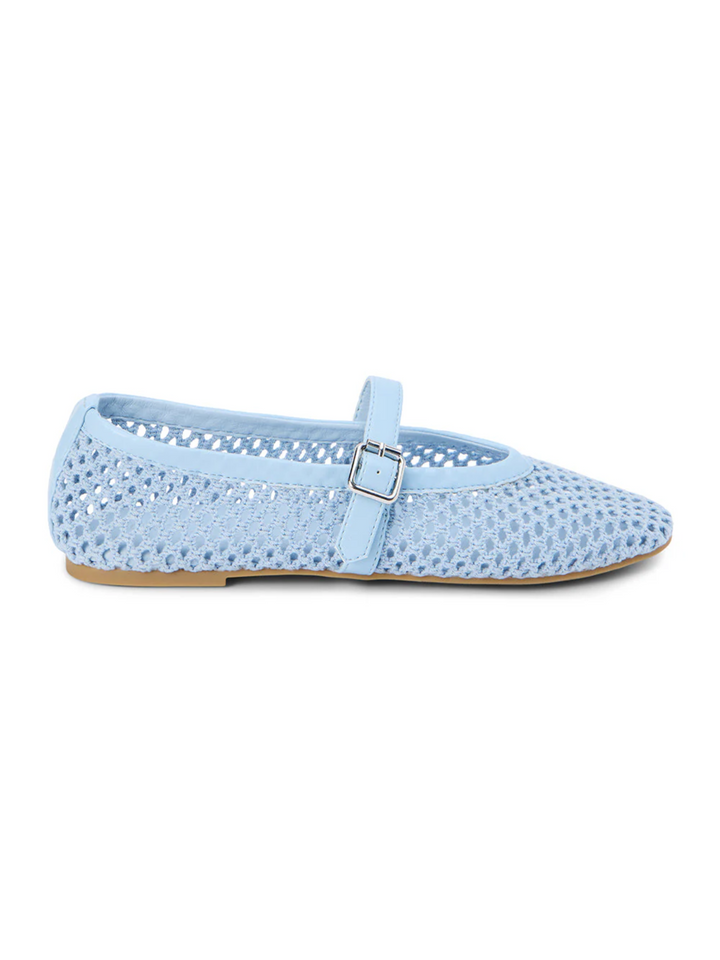 IT GIRL MESH BALLET FLAT X POWDER BLUE