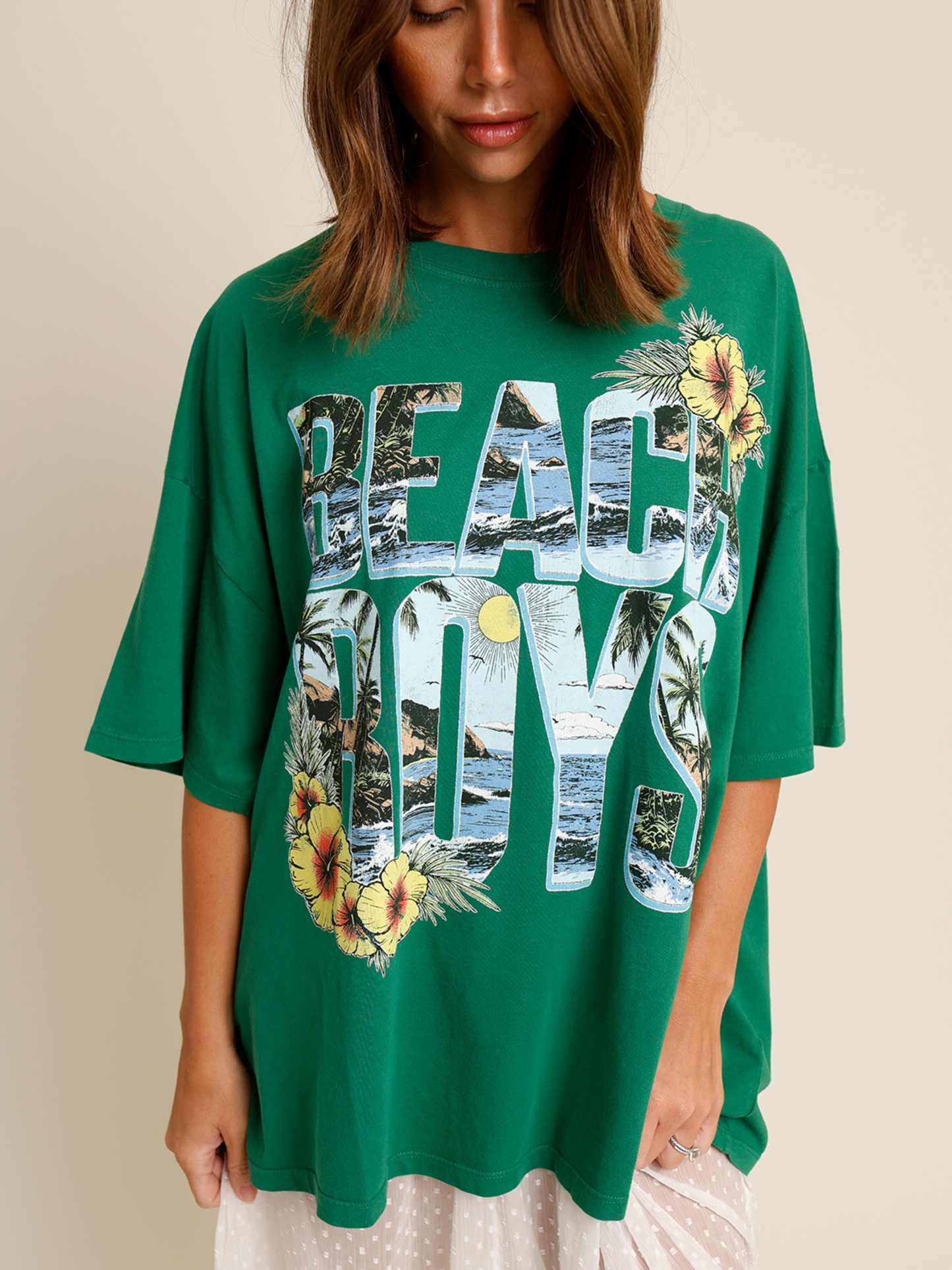 DAYDREAMER THE BEACH BOYS TROPICAL STACK TEE