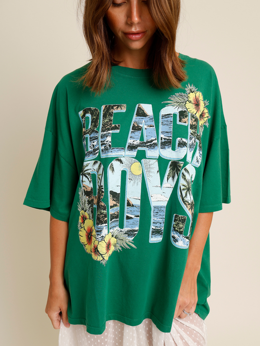 DAYDREAMER THE BEACH BOYS TROPICAL STACK TEE