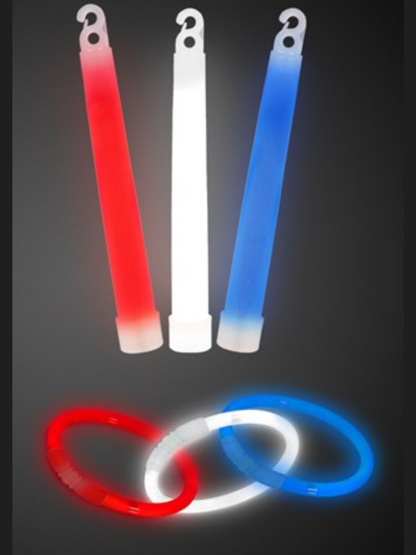 PATRIOTIC GLOW STICKS