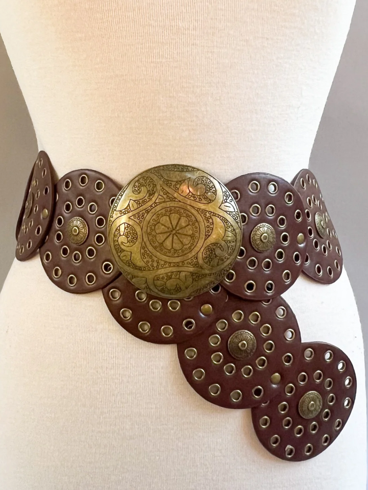 SADDLE UP LEATHER DISC BELT