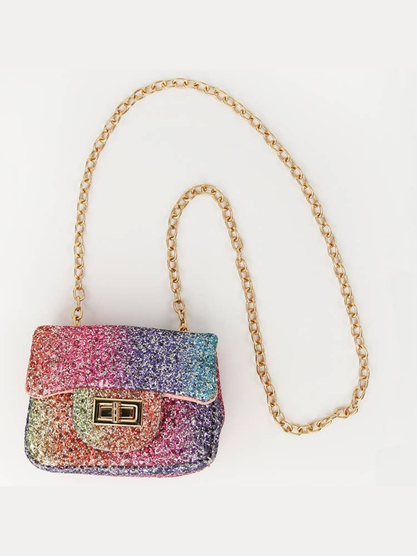 glitter ombre sparkle kids purse