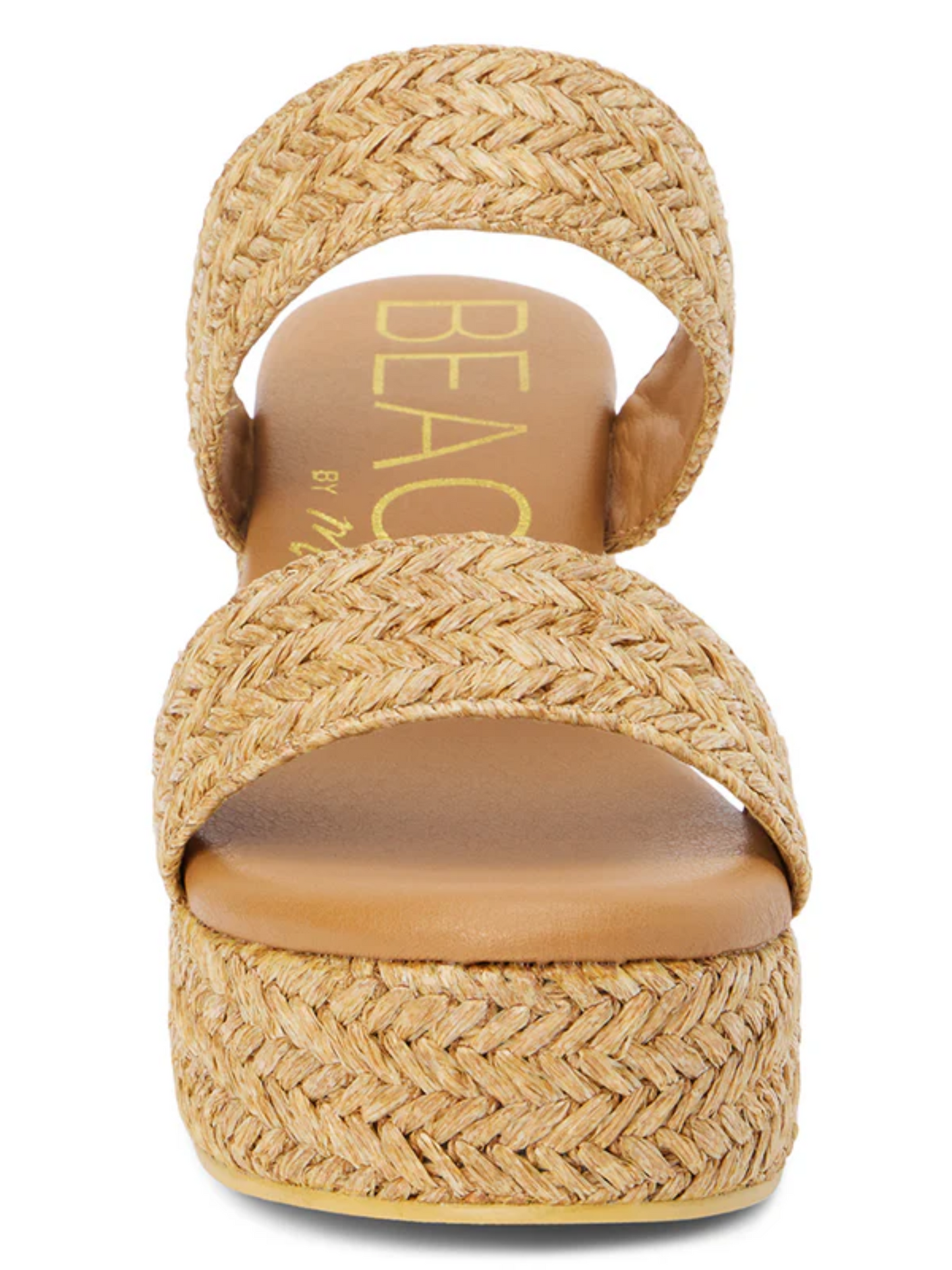 OCEAN AVE PLATFORM SANDAL X CAMEL