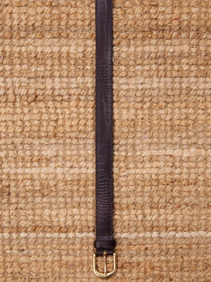 FRNCH MAUROIS BELT X ICE BROWN