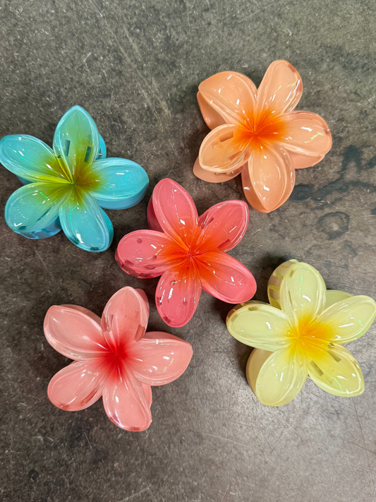 FLOWER CLAW CLIPS
