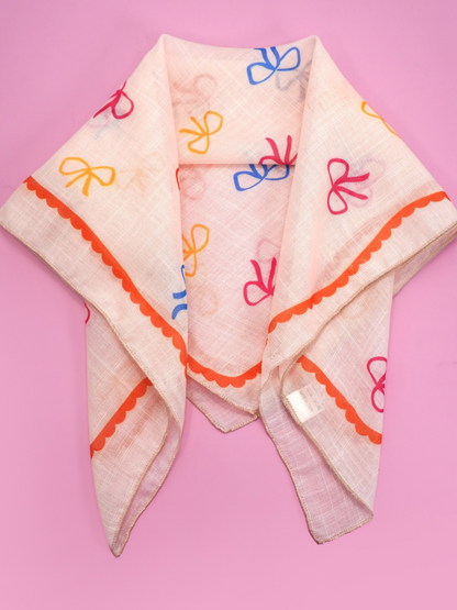 BOWS AND BOWS SCARF
