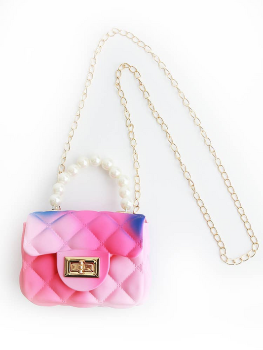HOT PINK JELLY PURSE