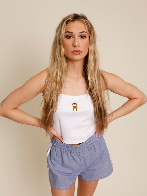 LOVE YOU LATTE GRAPHIC TANK
