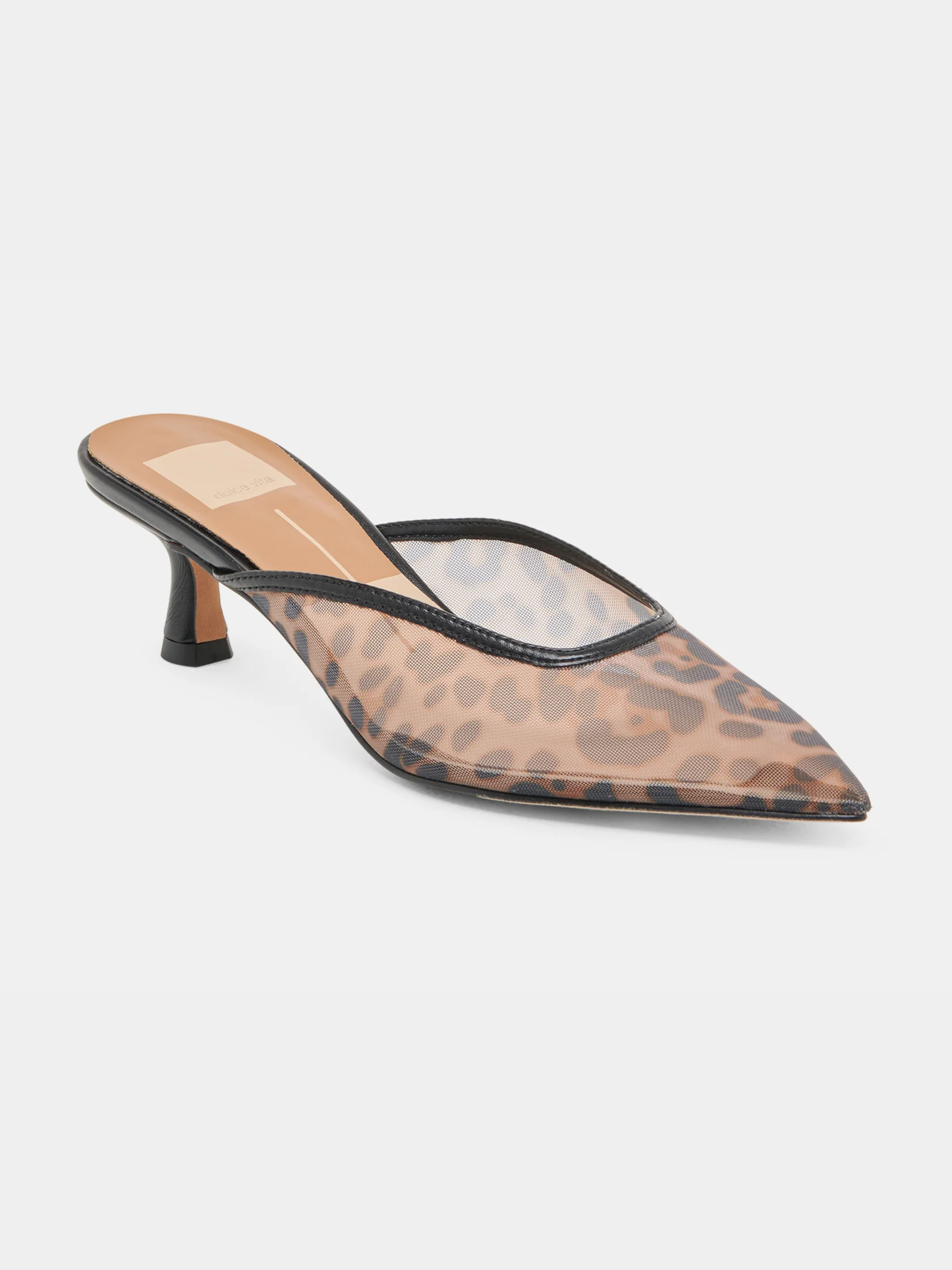 DOLCE VITA CLEO HEEL X LEOPARD MESH