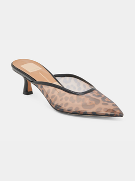 DOLCE VITA CLEO HEEL X LEOPARD MESH