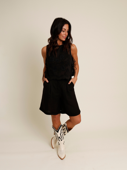 FRNCH MARTINE BERMUDA SHORTS X BLACK