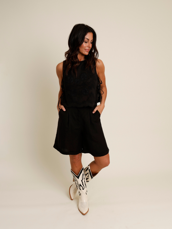 FRNCH MARTINE BERMUDA SHORTS X BLACK