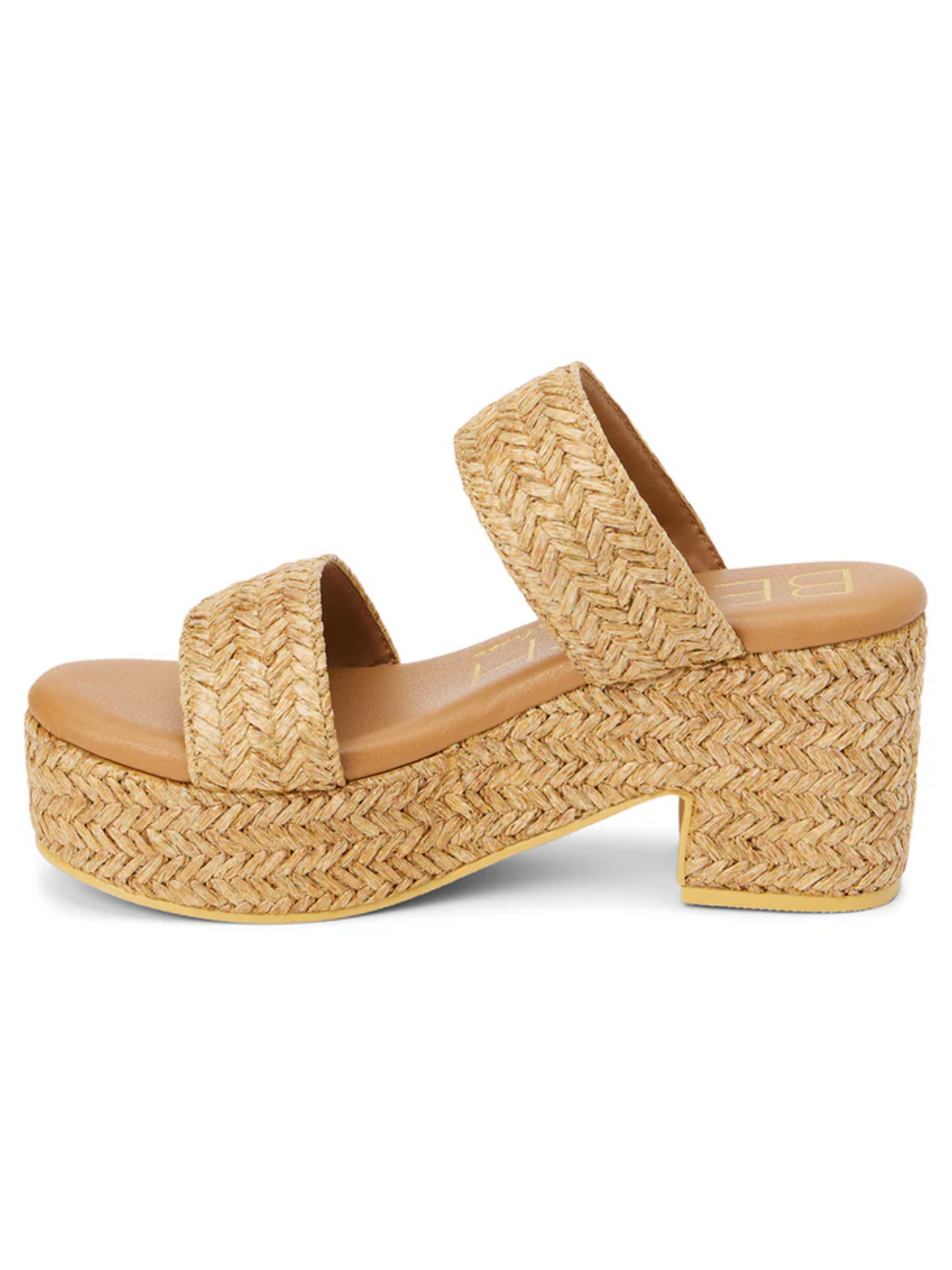 OCEAN AVE PLATFORM SANDAL X CAMEL