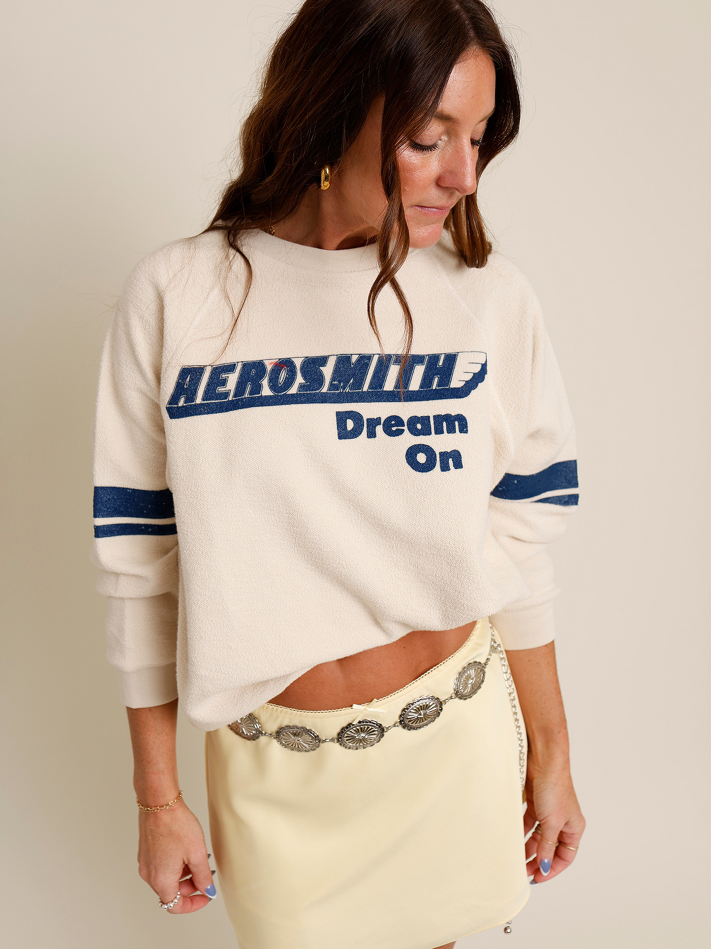 DAYDREAMER AEROSMITH DREAM ON REVERSE RAGLAN SWEATSHIRT