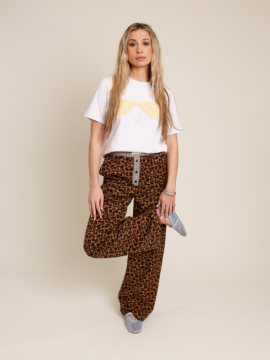 CAMERON LEOPARD PRINT BOXER PANTS
