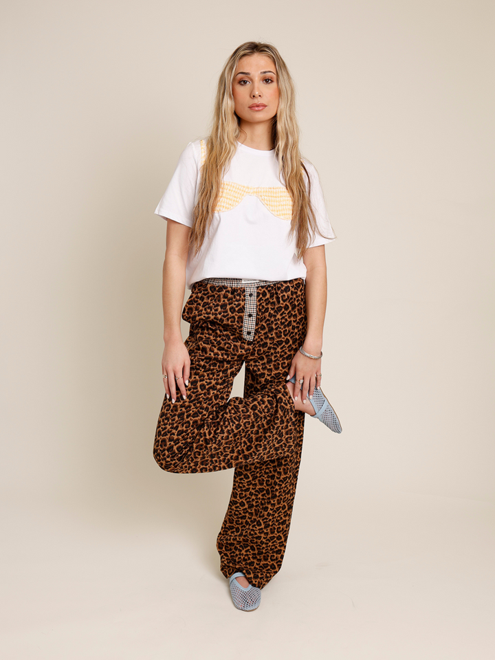 CAMERON LEOPARD PRINT BOXER PANTS