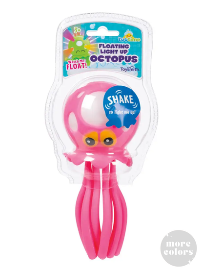 floating light up octopus bath toy