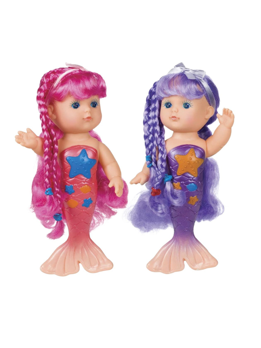 pink and purple mermaid dolls bathtime mermaid dolls
