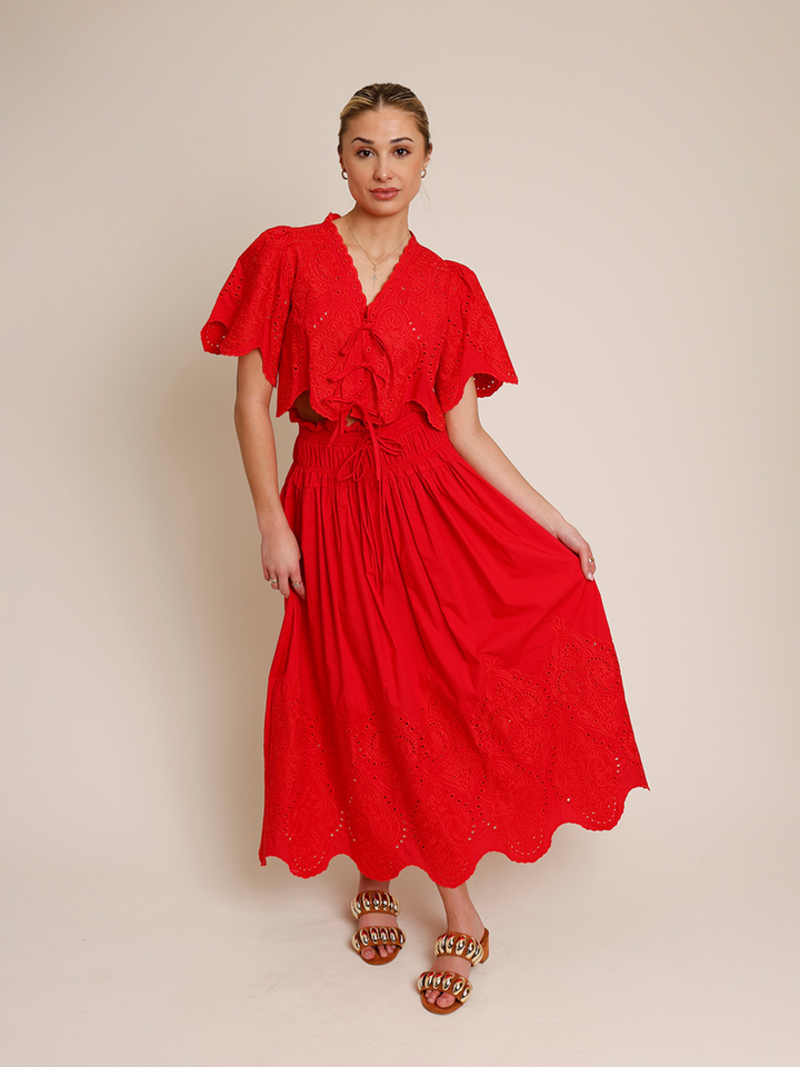 LOVE STORY MIDI SKIRT