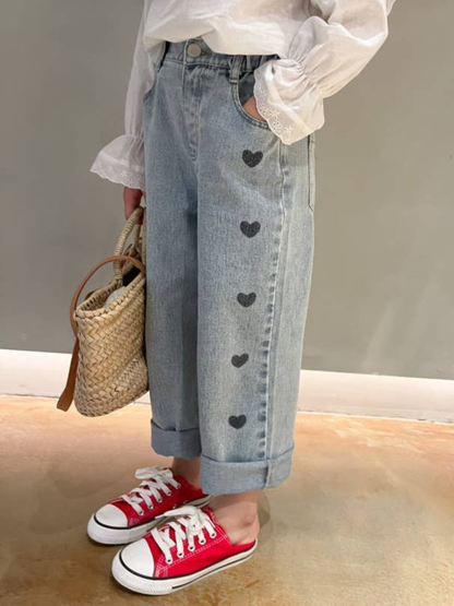 LOVE BUG WIDE LEG JEAN