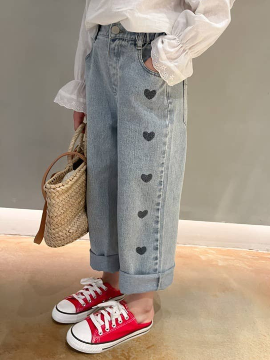 LOVE BUG WIDE LEG JEAN