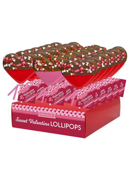 VALENTINE CHOCOLATEY DIP & CONFETTI POPS