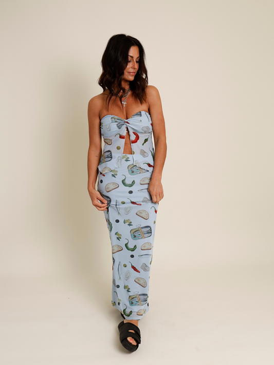 ISLAND HOPPING MIDI SKIRT