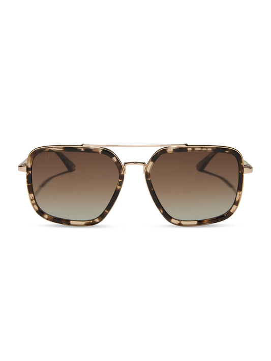 DIFF JORDAN IN ESPRESSO TORTOISE