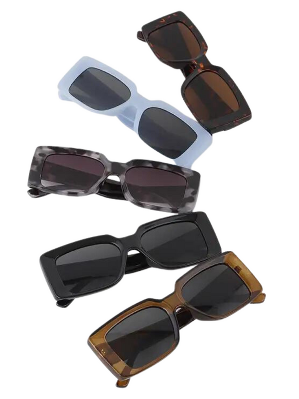 KIERY RECTANGULAR SUNGLASSES - THE HIP EAGLE BOUTIQUE - ACCESSORIES