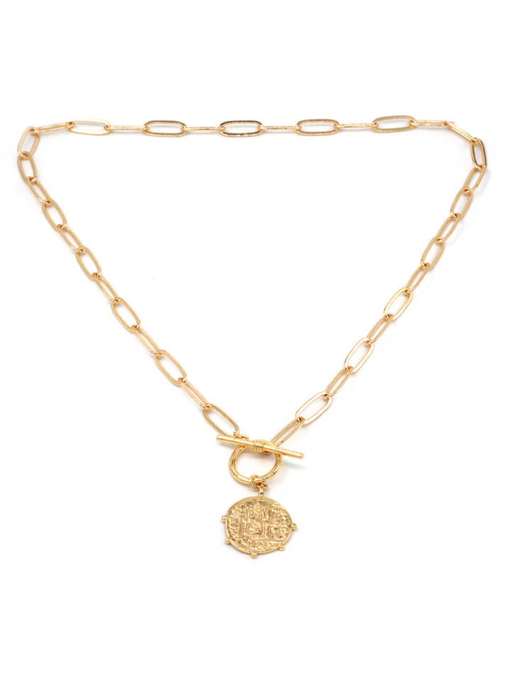 MAY MARTIN MARGOT GOLD NECKLACE - THE HIP EAGLE BOUTIQUE