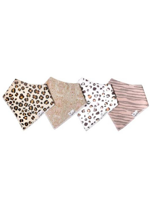 COPPER PEARL BANDANA BIBS IN ZARA - THE LITTLE EAGLE BOUTIQUE