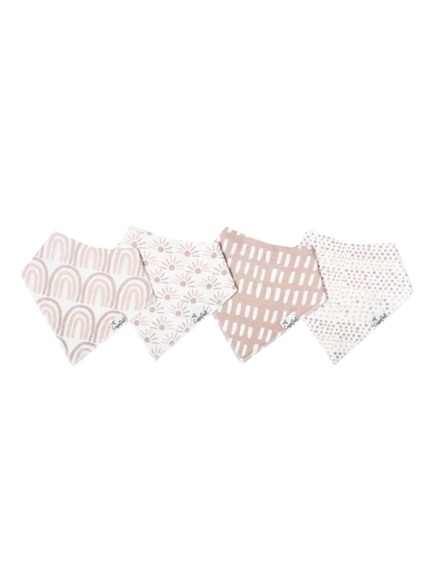 COPPER PEARL BANDANA BIBS IN BLISS - THE LITTLE EAGLE BOUTIQUE