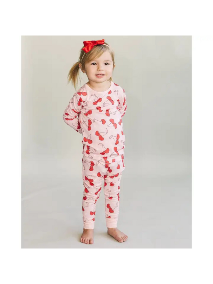 CHERRY HEARTS TWO PIECE SET