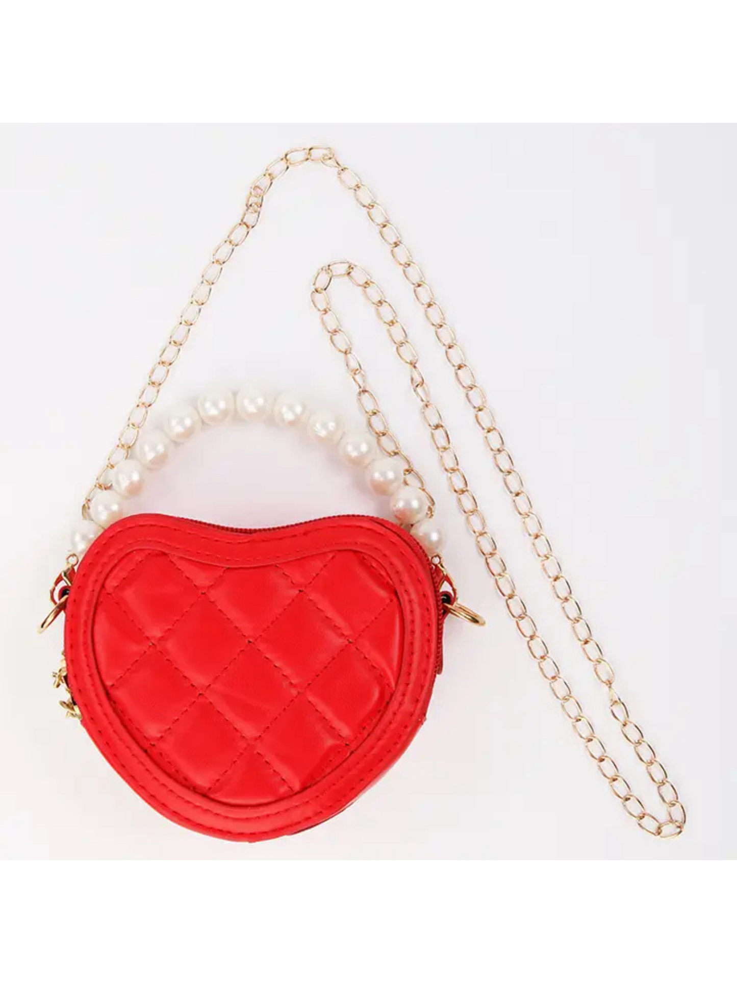 MINI QUILTED HEART PURSE