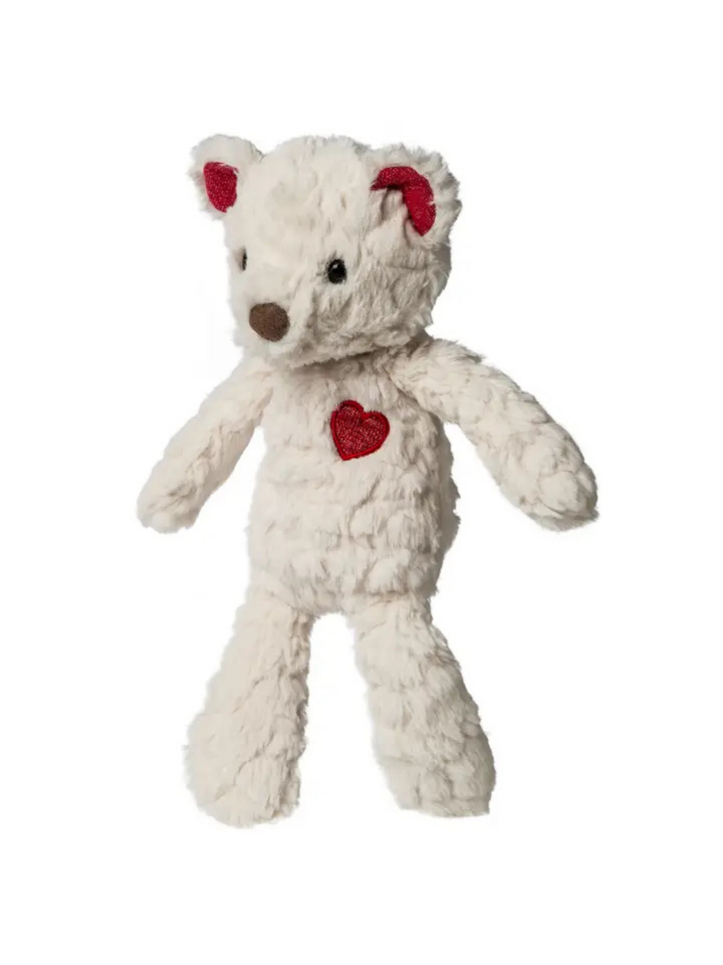 white teddy bear with red heart