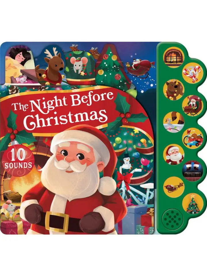 NIGHT BEFORE CHRISTMAS 10-BUTTON SOUND BOOK BY CLEMENT C MOORE