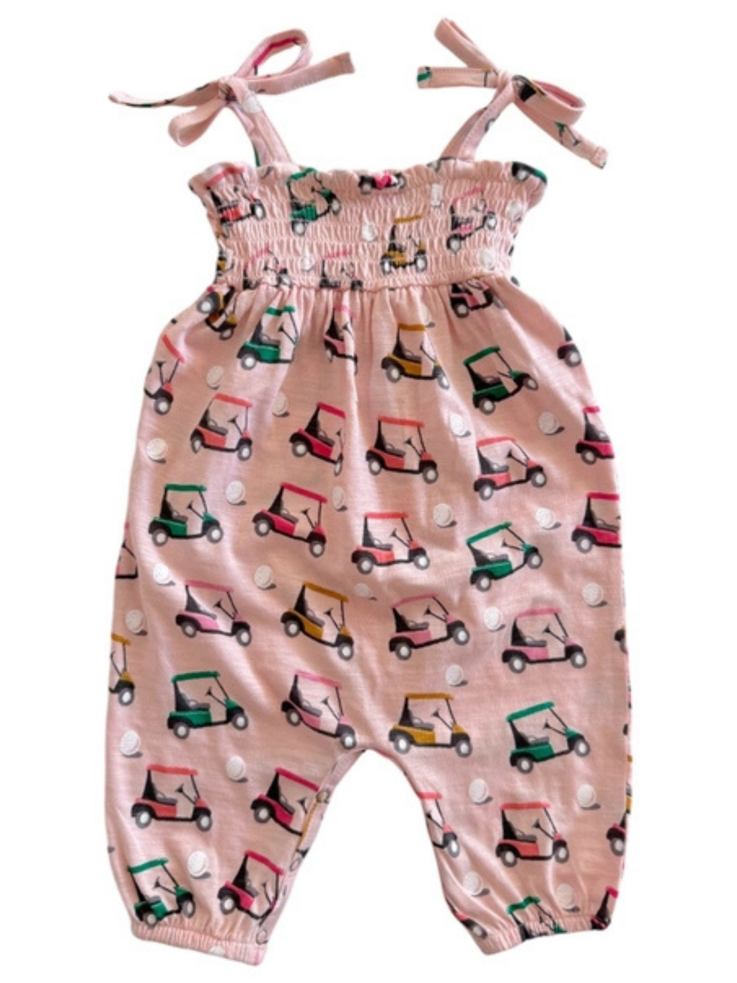 GIRLS GOLF CART ROMPER