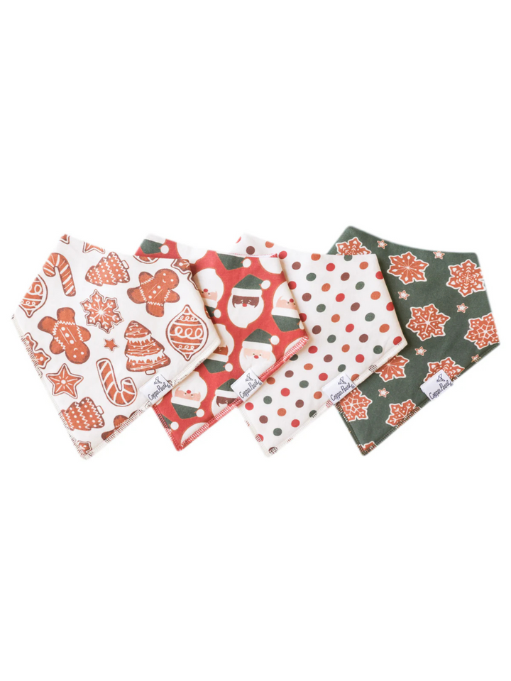 COPPER PEARL CHRISTMAS BANDANA BIBS