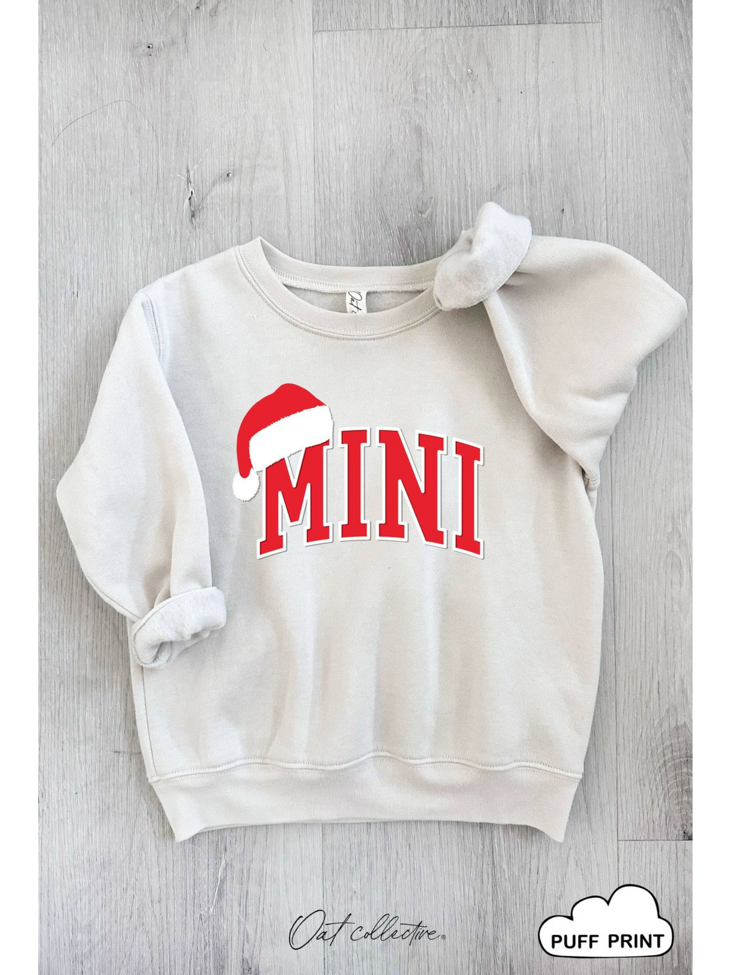 MINI SANTA GRAPHIC SWEATSHIRT