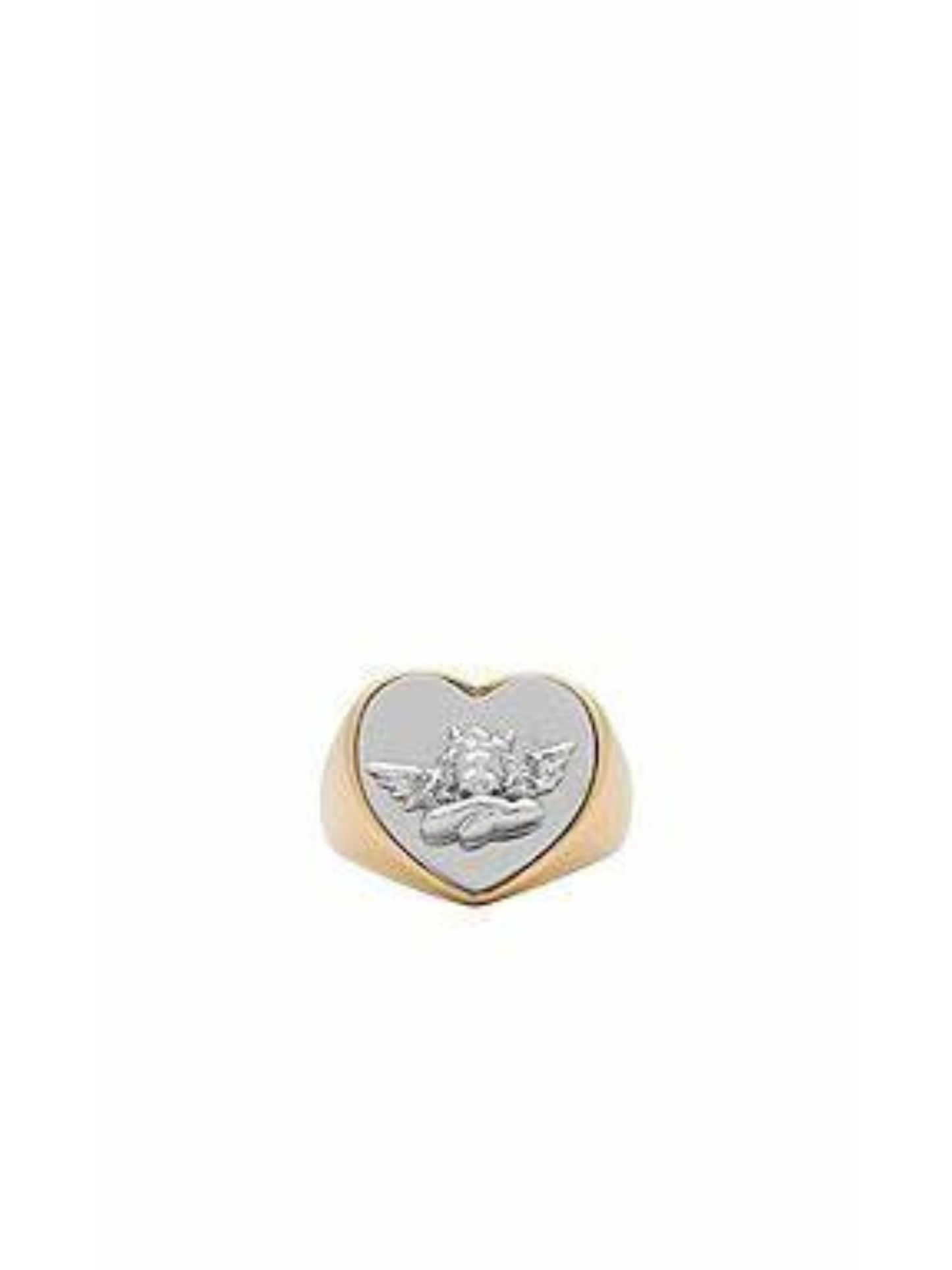 BOYS LIE LOGO HEART RING