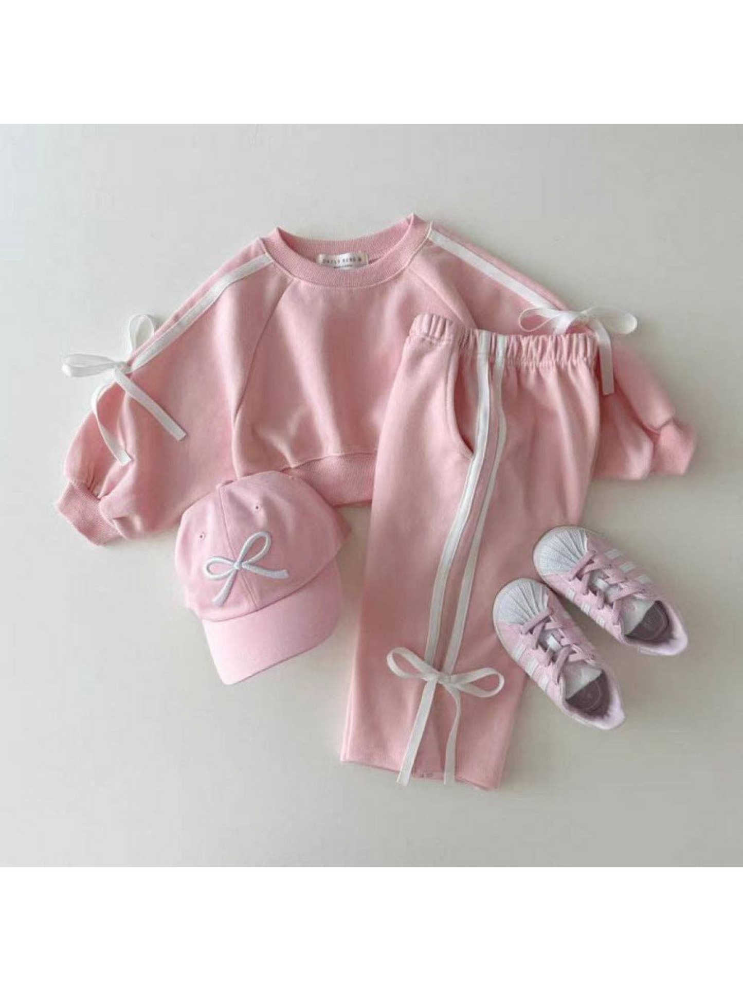 PINK BOWS SWEAT SET