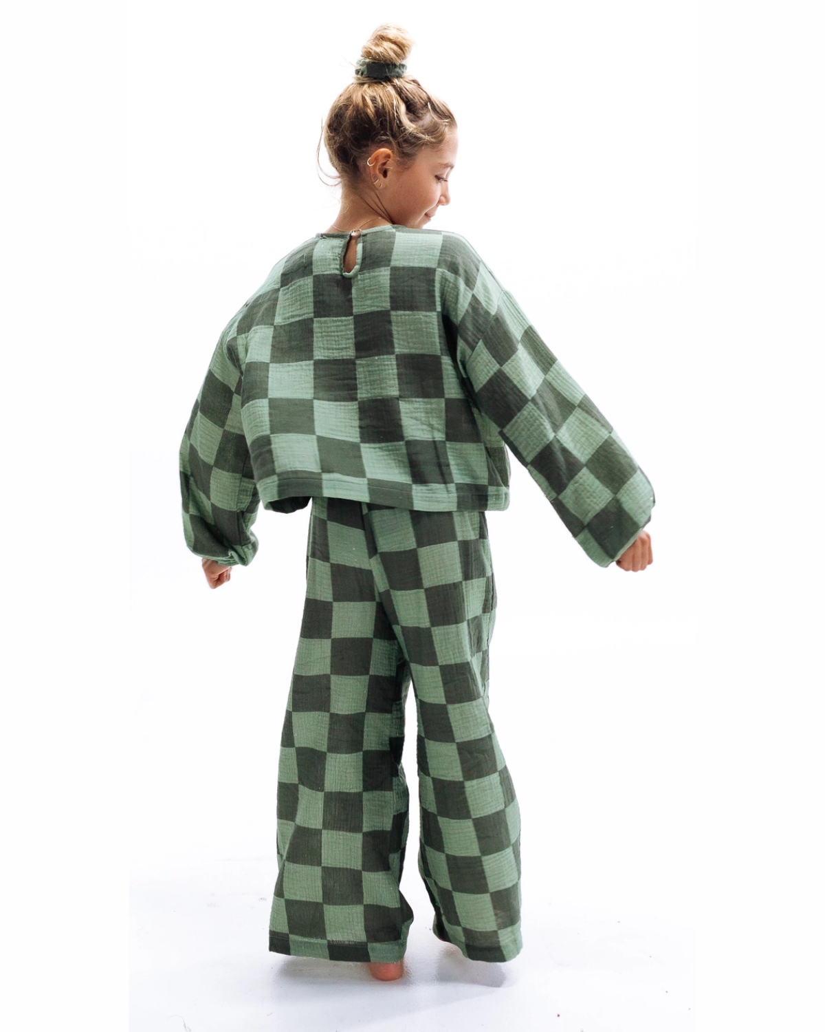 EVERGREEN CHECKERED SET
