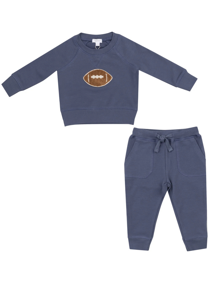 FOOTBALL RAGLAN SWEATERSHIRT & JOGGER SET