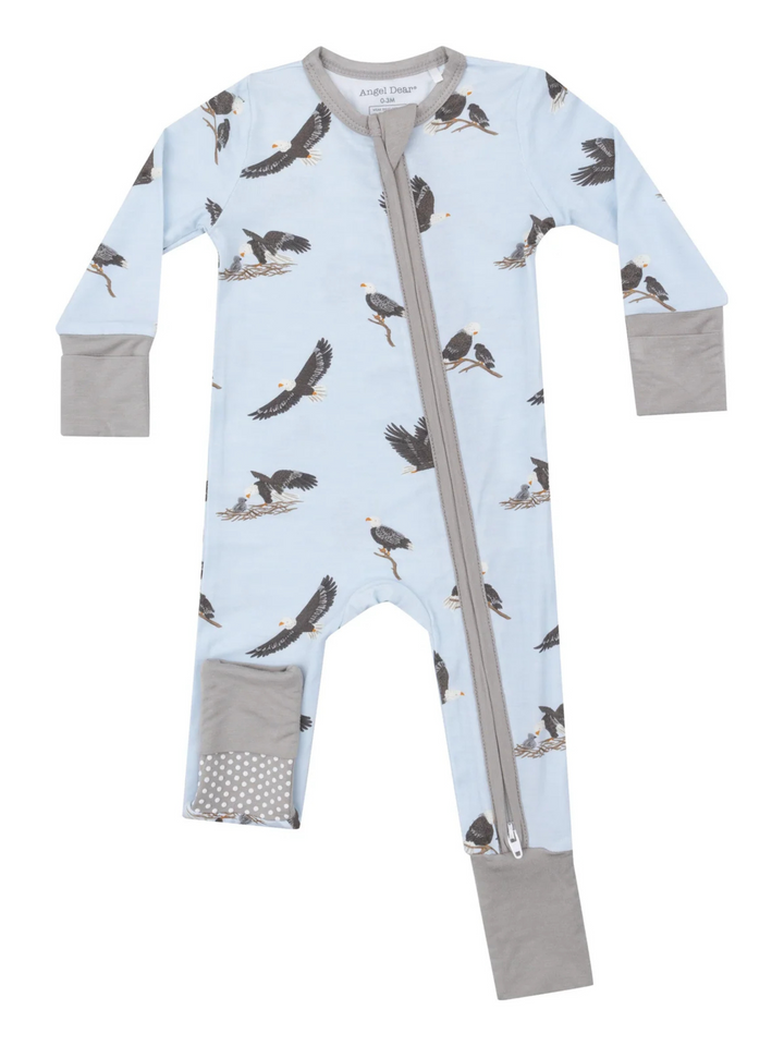 BALD EAGLES 2 WAY ZIPPER ROMPER