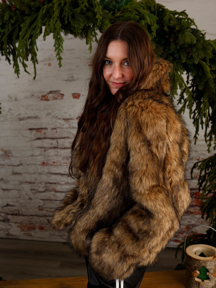 JENNIFER FAUX FUR COAT