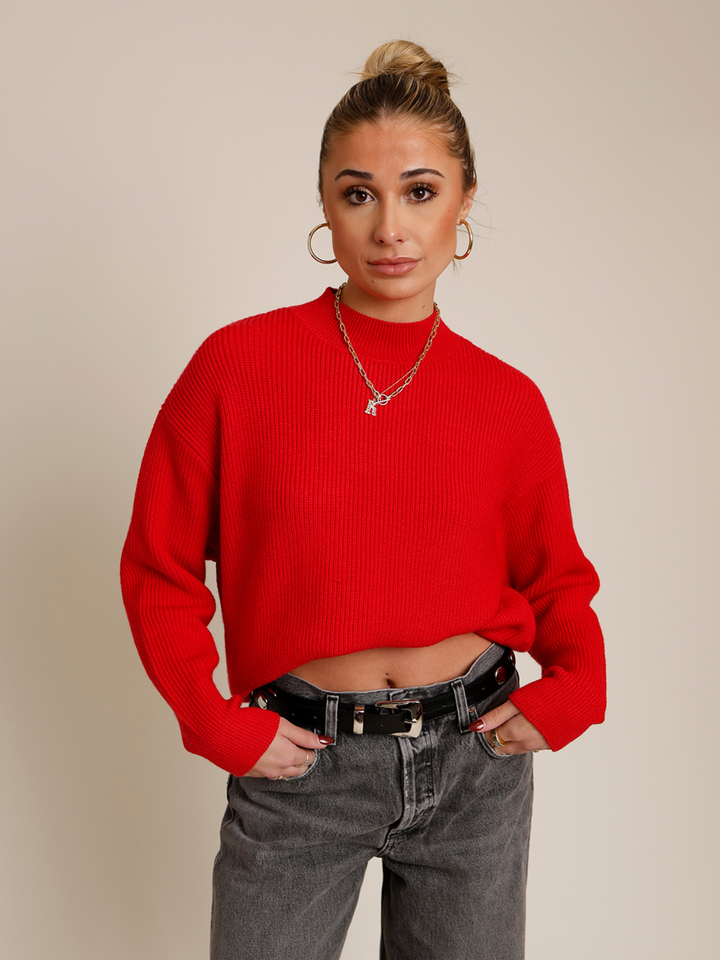 CLASSIC RED SWEATER