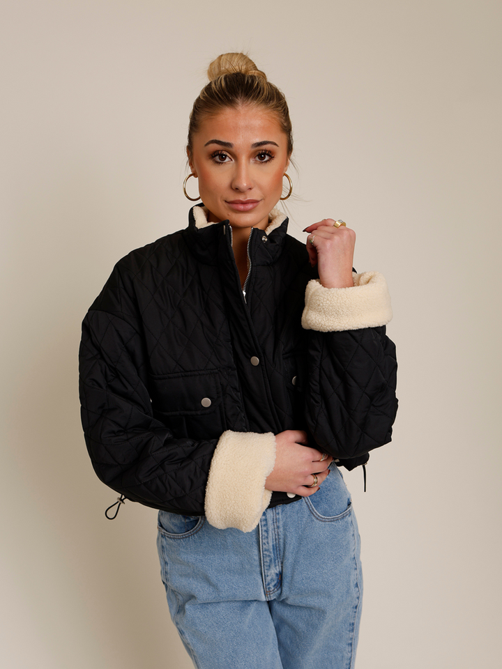 ASHTON CROPPED QUILTED JACKET