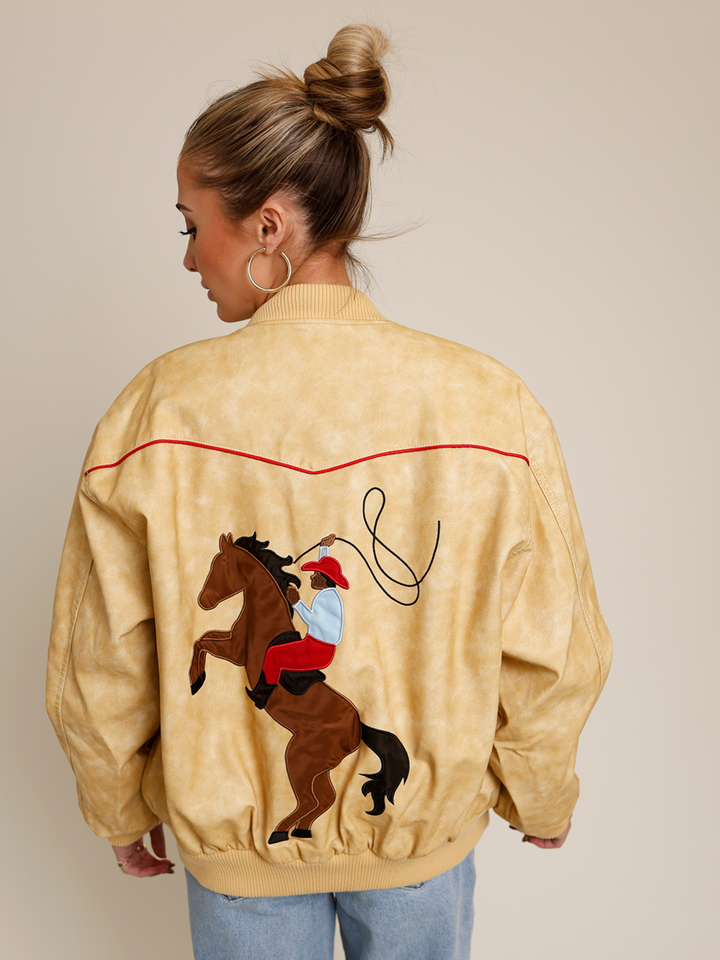 ROPING AND RIDING BOMBER COAT