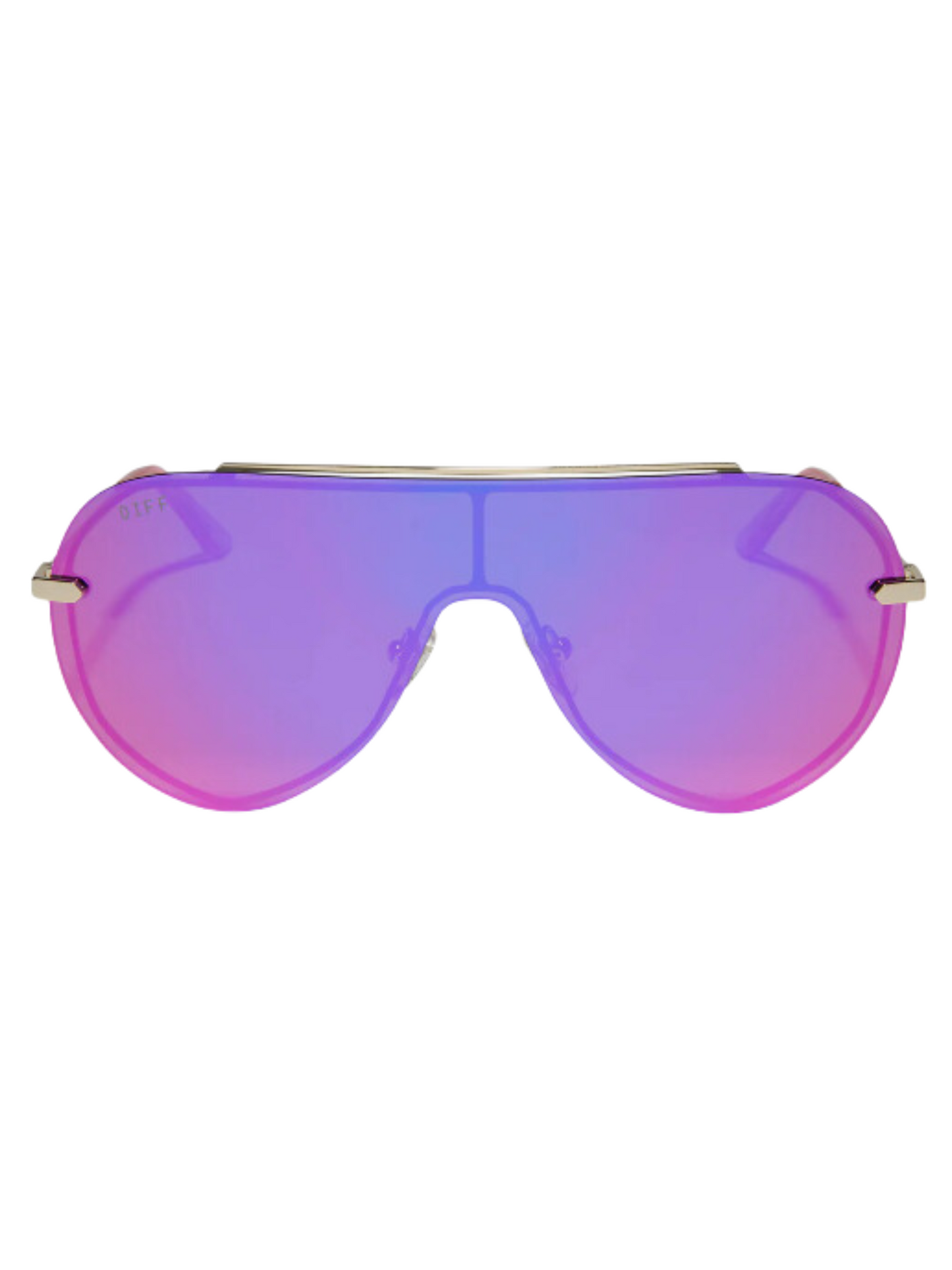 DIFF IMANI SUNNIES IN GOLD PINK RUSH