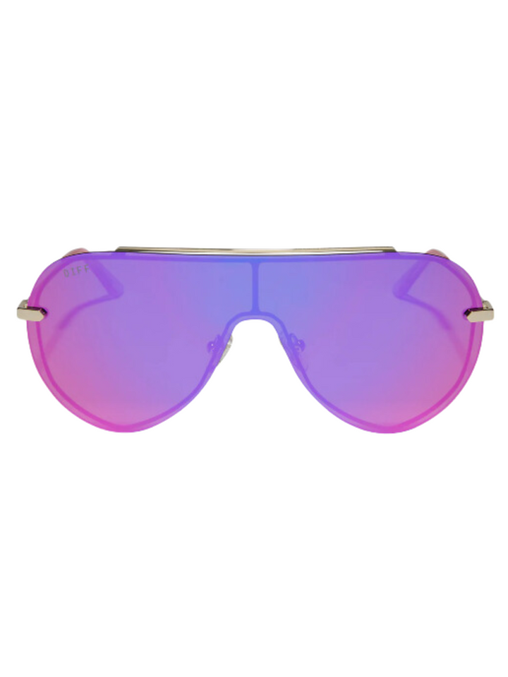 DIFF IMANI SUNNIES IN GOLD PINK RUSH